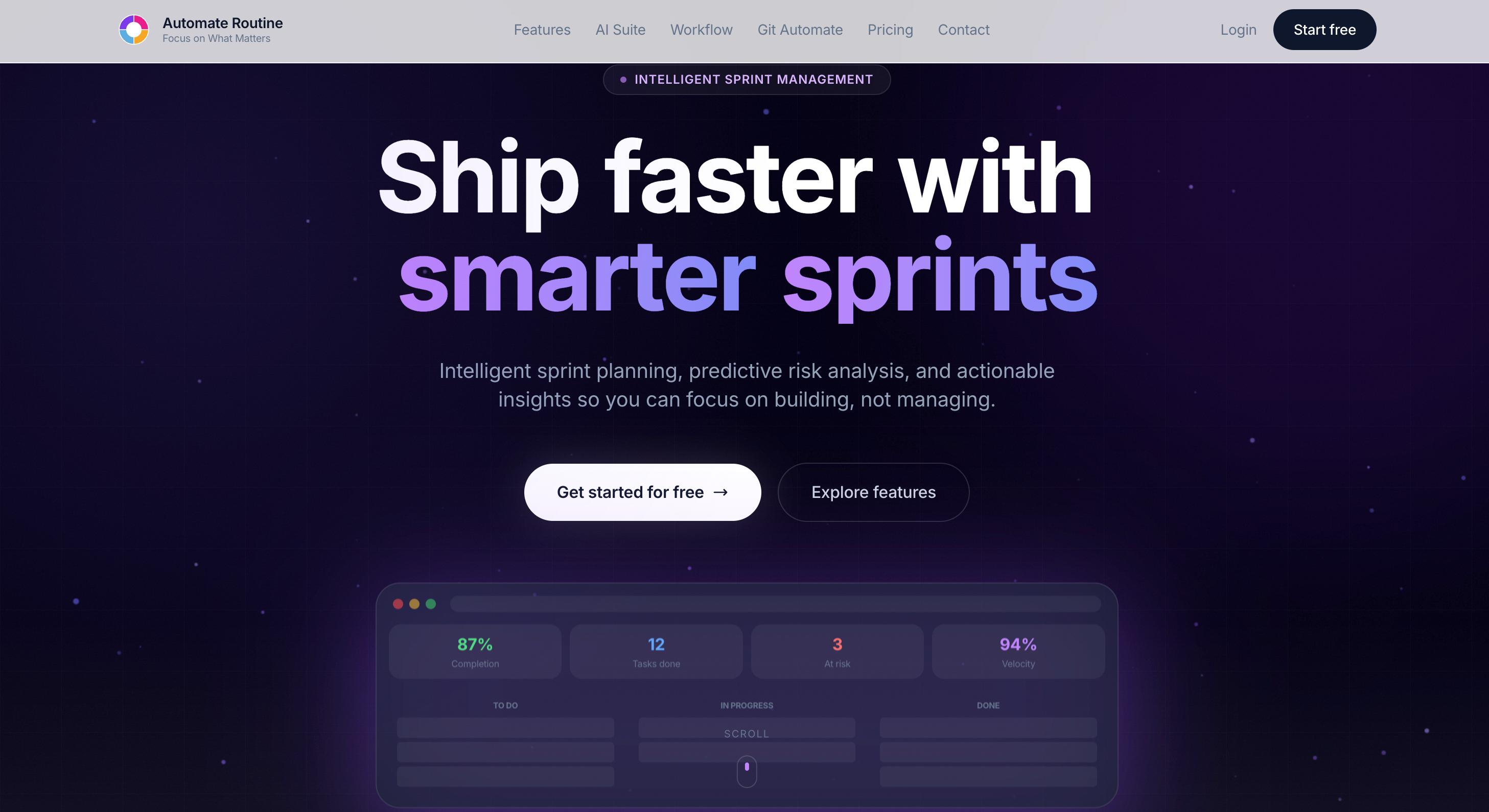 Automate Routine: AI-Powered Scrum Management for Agile Teams